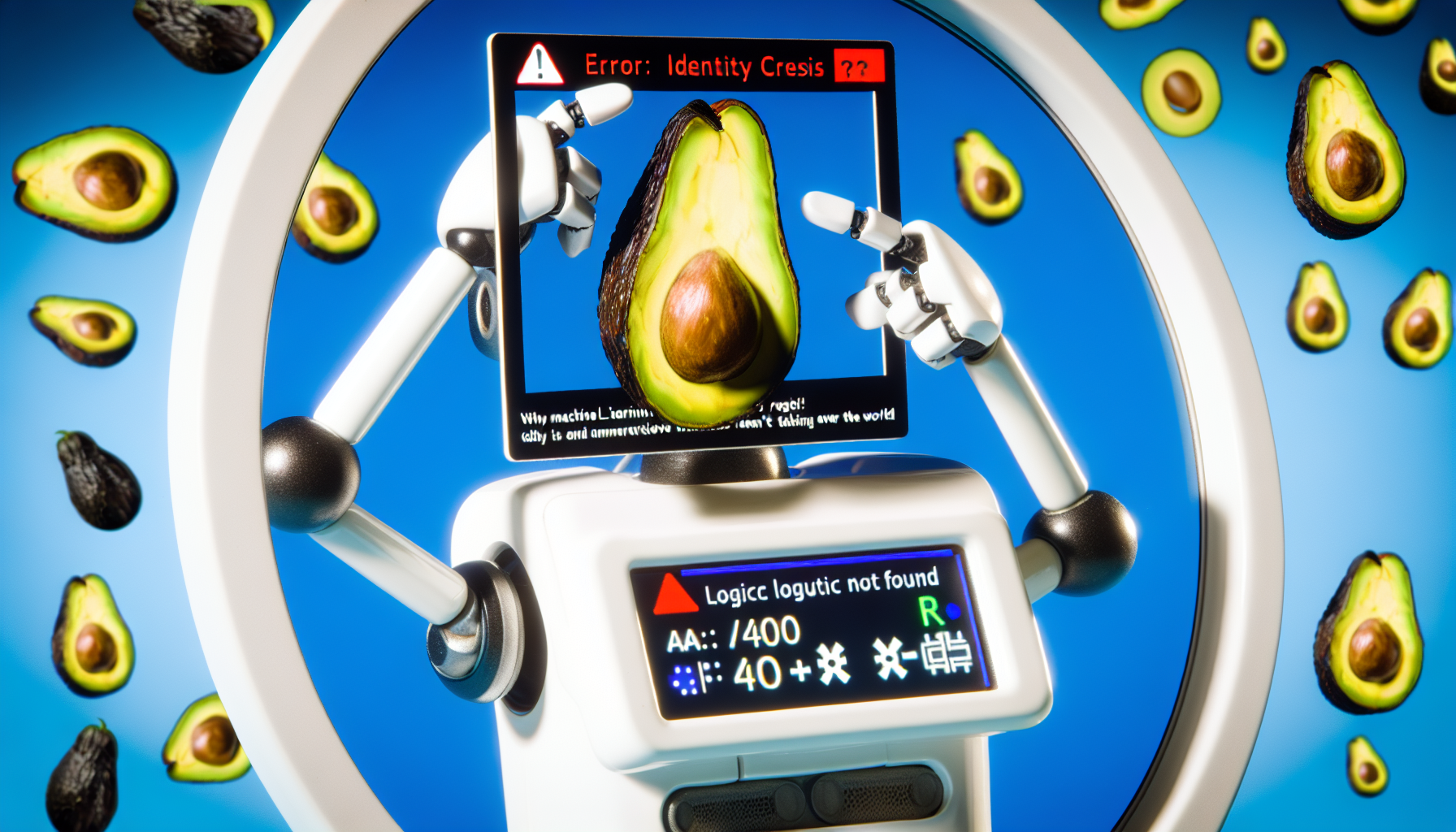 A robot learning to distinguish cats from toasters in a classroom setting.