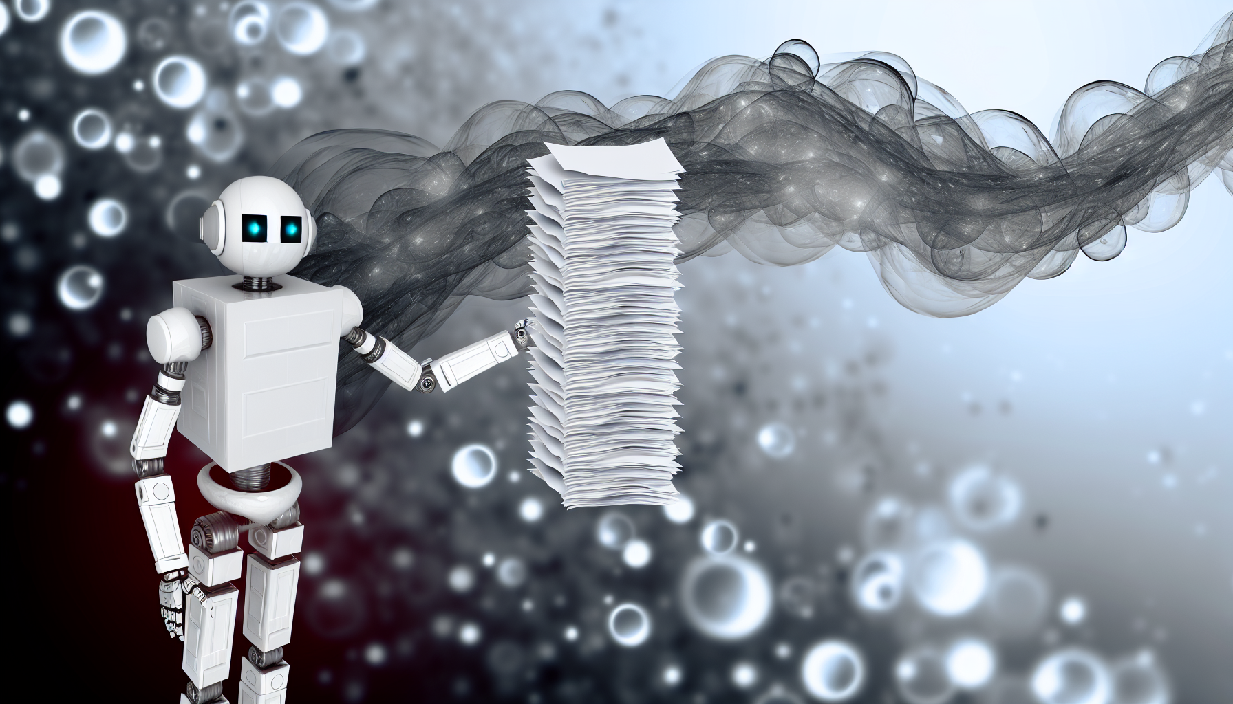 A robot in a data-driven soap opera.